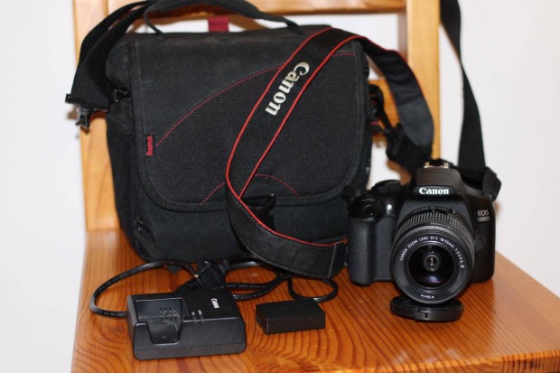 Canon EOS 1300D 5100 expo, 18-55 kit obi, Foxpost egyezetés után!