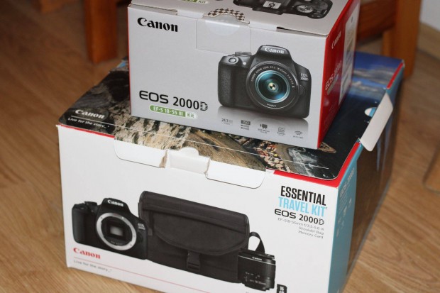 Canon EOS 2000D 600 expo +Travel kit! Foxpost egyeztets utn!