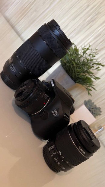 Canon EOS 2000D DSLR fényképezőgép + 50 mm f/1.8 STM