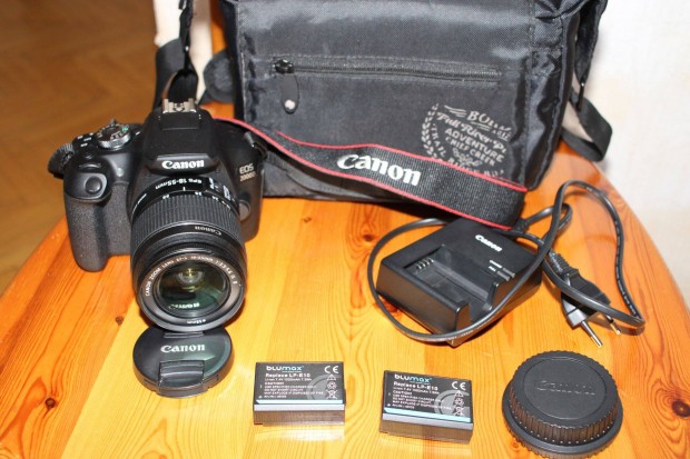Canon EOS 2000D +kit obi. 1100expo! Foxpost egyeztetés után!