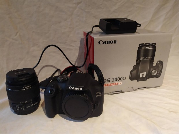 Canon EOS 2000D digitlis fnykpezgp + objektv 