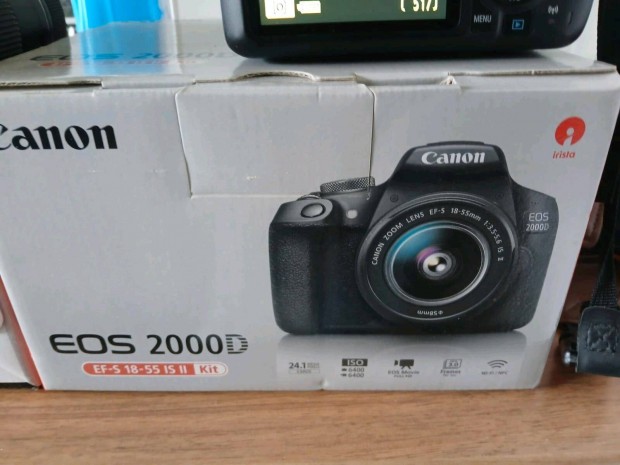 Canon EOS 2000D dobozban, 4085 expo, Foxpost egyeztets utn!