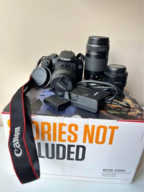Canon EOS 2000D kategria vlts miatt elad