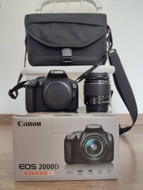 Canon EOS 2000d Travel kit (tska, vz, objektv) + ingyenes szllts