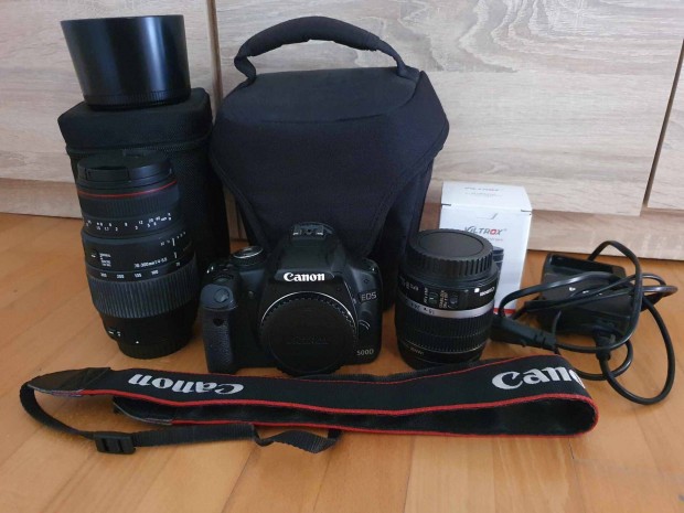 Canon EOS 500D/Canon EF-S 18-55mm/Sigma 70-300mm/