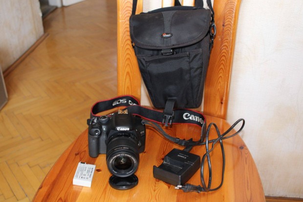Canon EOS 550D 13600 expo 18 55 kit obi, Foxpost egyeztetés után!