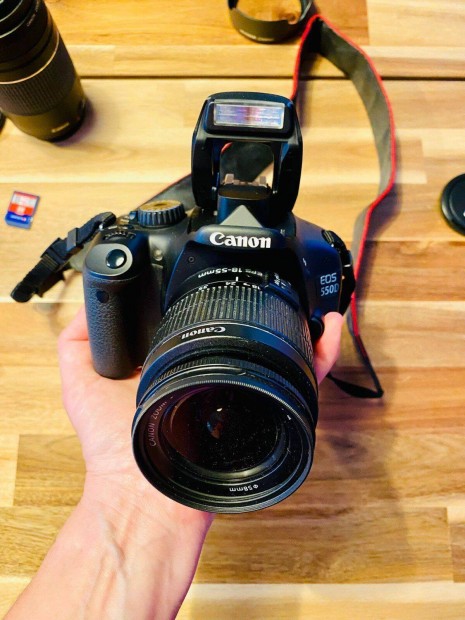 Canon EOS 550D +kit objektv 1450 expoval Foxpost egyeztets utn!