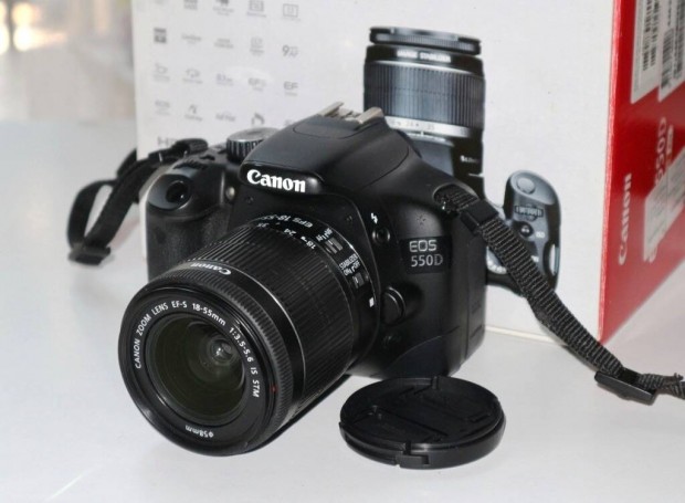 Canon EOS 550D vz EF-S 18-55 lS STM objektv