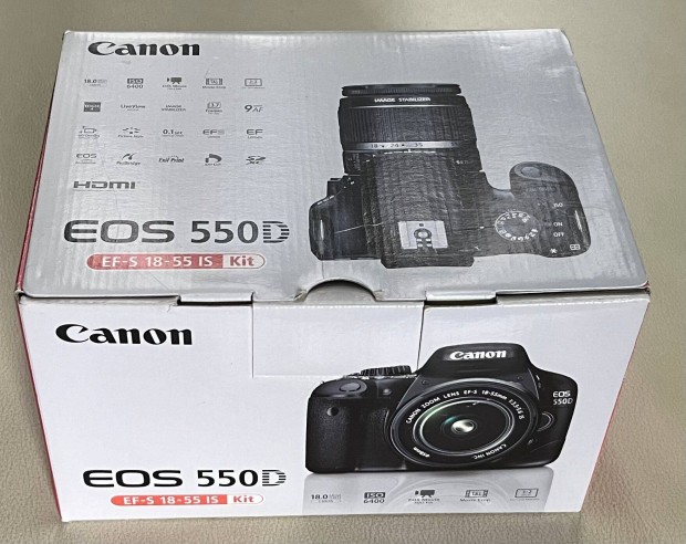 Canon EOS 550D vz eredeti dobozban elad!