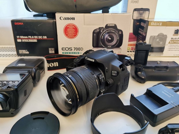 Canon EOS 700D + Sigma 17-50mm f/2.8 EX OS HSM + sok tartozk