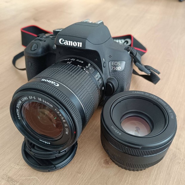 Canon EOS 750d kt objektvvel