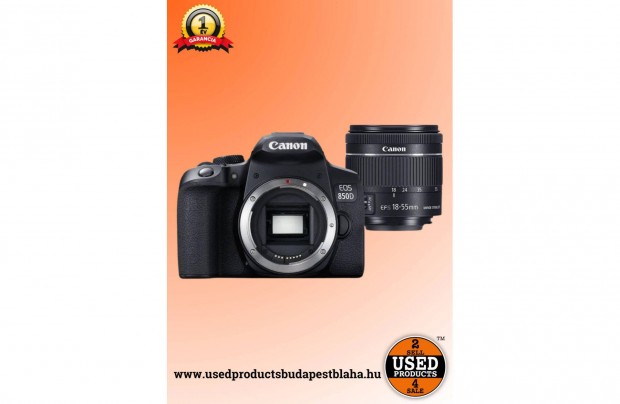 Canon EOS 80D +Objektív EF-S 18-55mm | Used Products Budapest Blaha