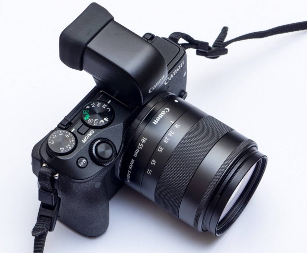 Canon EOS M3 "Viewfinder Kit" EF-M 18-55 obj., EVF-DC1 elektr. keres 