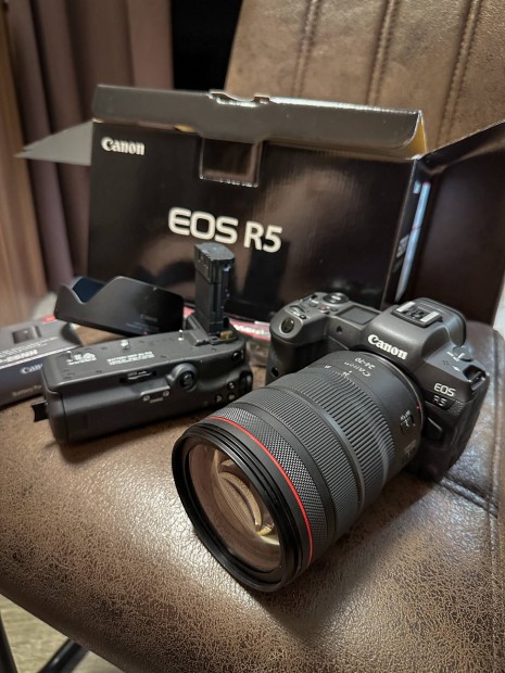 Canon EOS R5 Setup / Canon objektív / egyebek
