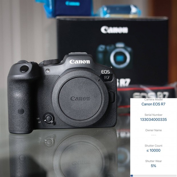 Canon EOS R7 fnykpezgp - kevs exp - jszer -