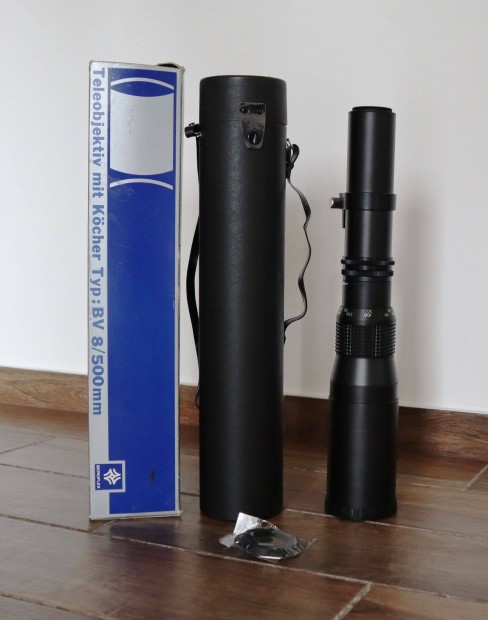 Canon Eos 500mm f8 manulis fkuszls fekete objektv