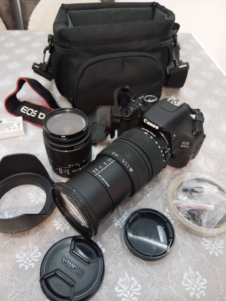 Canon Eos 600D, Sigma 18-200 OS, s Canon 18-55 Efs