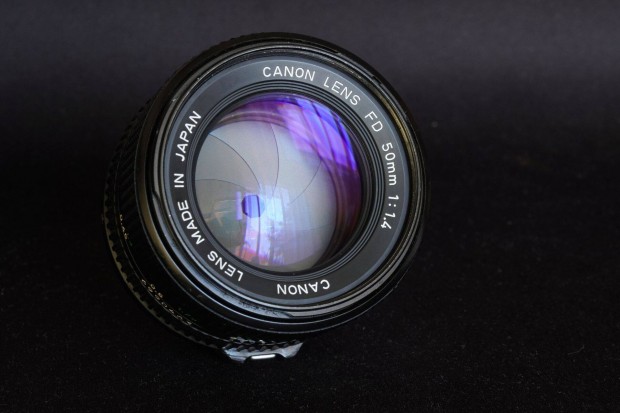 Canon FD 50mm f/1.4 - objektív