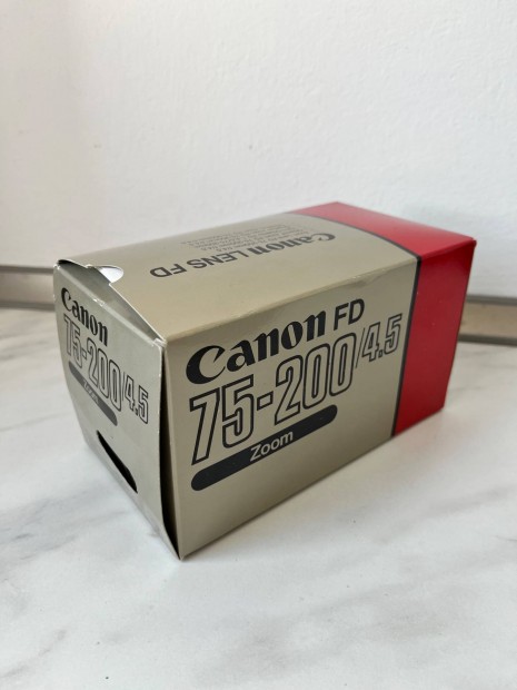 Canon FD 75-200 mm objektiv vintage j F 1:4.5