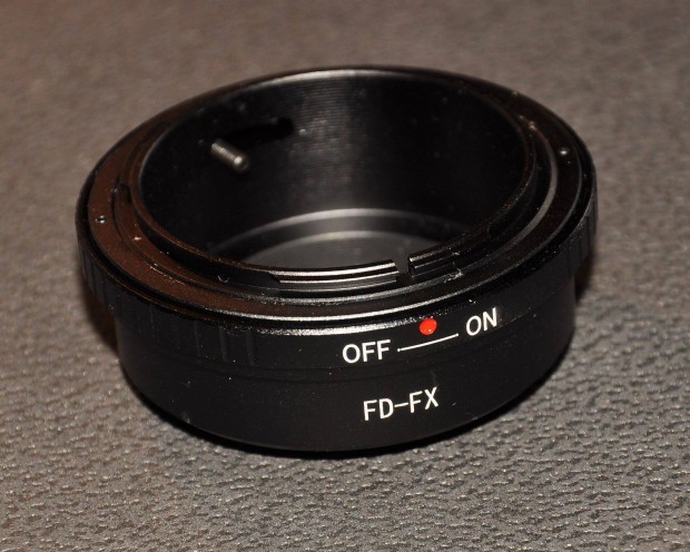 Canon FD Fuji FX adapter