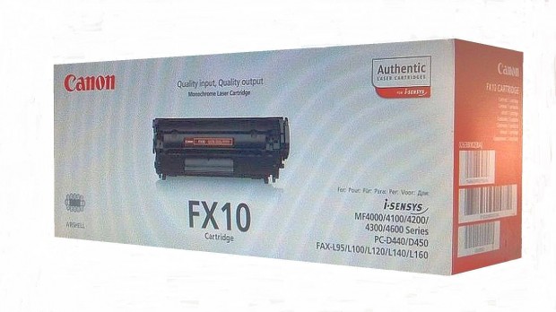 Canon FX10 eredeti fax toner, Canon FX-10 toner = 7620.-Ft