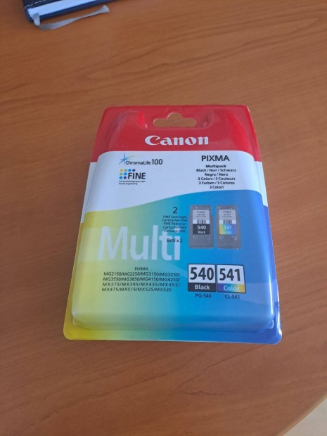 Canon Multipack 540 (fekete) & 541 (sznes) nyomtat patronok