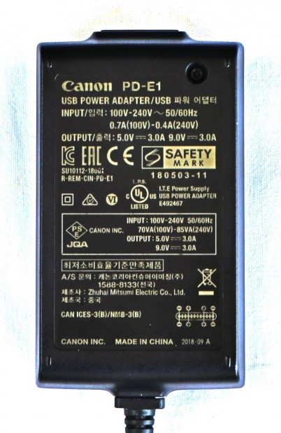 Canon PD-E1 eredeti tlt s tpkbel EOS R. vzakhoz