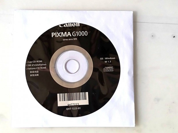 Canon Pixma G-1400 sznes tintasugaras nyomtat telept CD