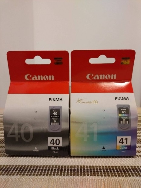 Canon Pixma PG-40 s CL-41 tintapatronok