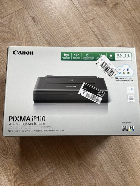 Canon Pixma iP110 Hordozhat nyomtat akkumultorral 