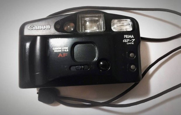 Canon Prima AF - 7 fekete filmes fényképezőgép eladó!