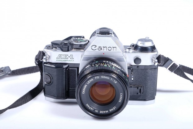 Canon ae-1 program filmes fnykpezgp +1.8 50 mm fd objektv 