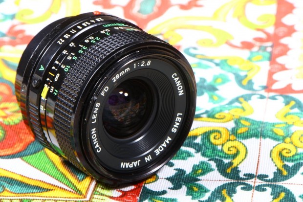 Canon fd 28mm 2.8 objektív