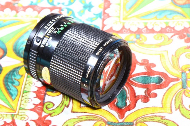 Canon fd f2 100 mm objektv 