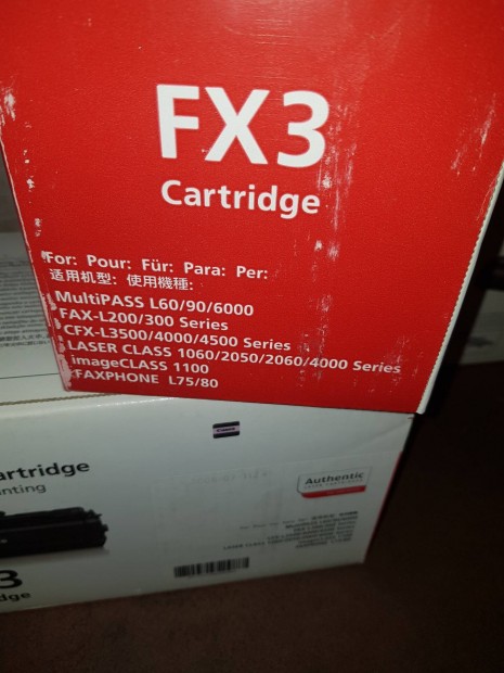 Canon fx3 lzernyomtat toner festkkazetta 3 db egyben original