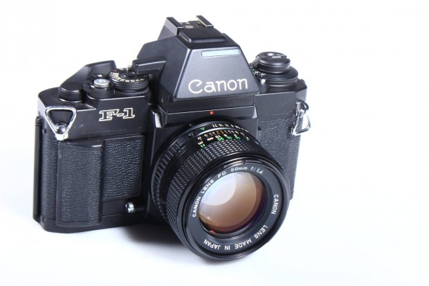 Canon new f-1 filmes fényképezőgép + 1.4 50 mm objektív 