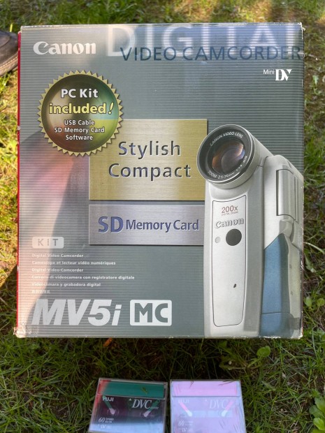 Canon videókamera digitális SD kártya mini kazetta újszerű állapot