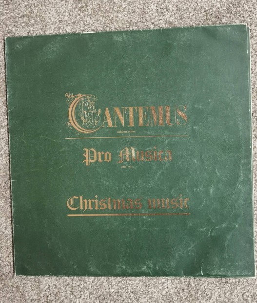 Cantemus pro musica Christmas music bakelit 