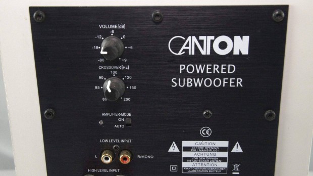 Canton ASD 15 SC Subwoofer, mlynyom, mlysugrz