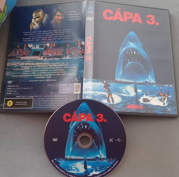 Cápa 3. - akció dvd - Dennis Quaid