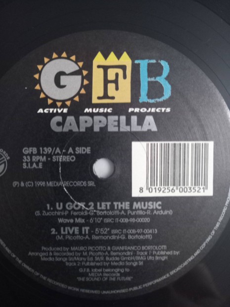 Capella Maxi Vinyl