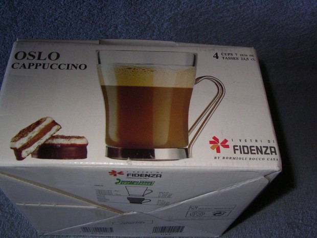 Cappuccino Pohr Kszlet, 4 DB , 2,35 dl, olasz