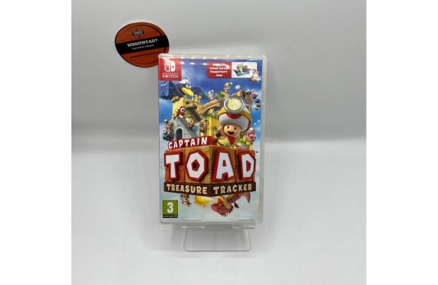 Captain Toad: Treasure Tracker - Nintendo switch jtk, hasznlt