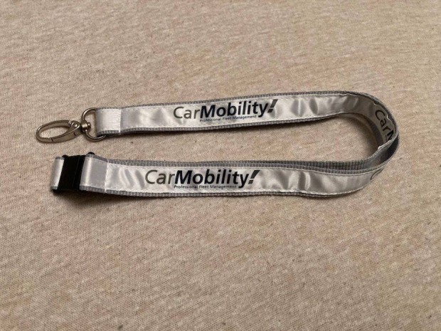 Car Mobility nyakpánt, kulcstartó, fényvisszaverős nyakba akasztó