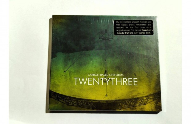 Carbon Based Lifeforms Twentythree CD Ambient, Downtempo