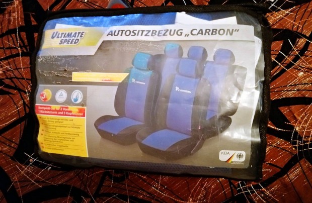 Carbon univerzális autós üléshuzat