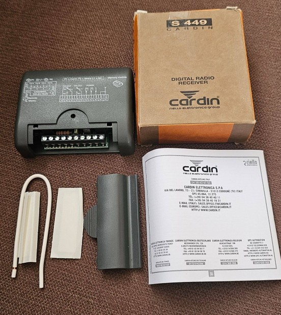Cardin S449 rádióvevő, 2 csatornás