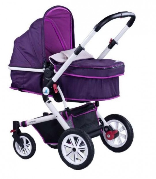 Caretero Compass 2:1 babakocsi Lila