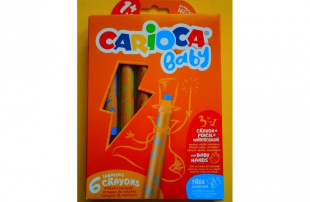 Carioca: 3 az 1-ben bbi zsrkrta 6db-os kszlet - j, bontatlan