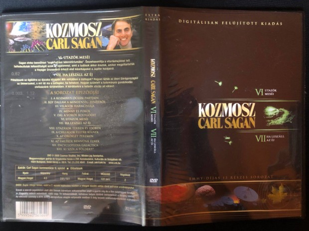 Carl Sagan Kozmosz 6-7. DVD (digitlisan feljtott, karcmentes)